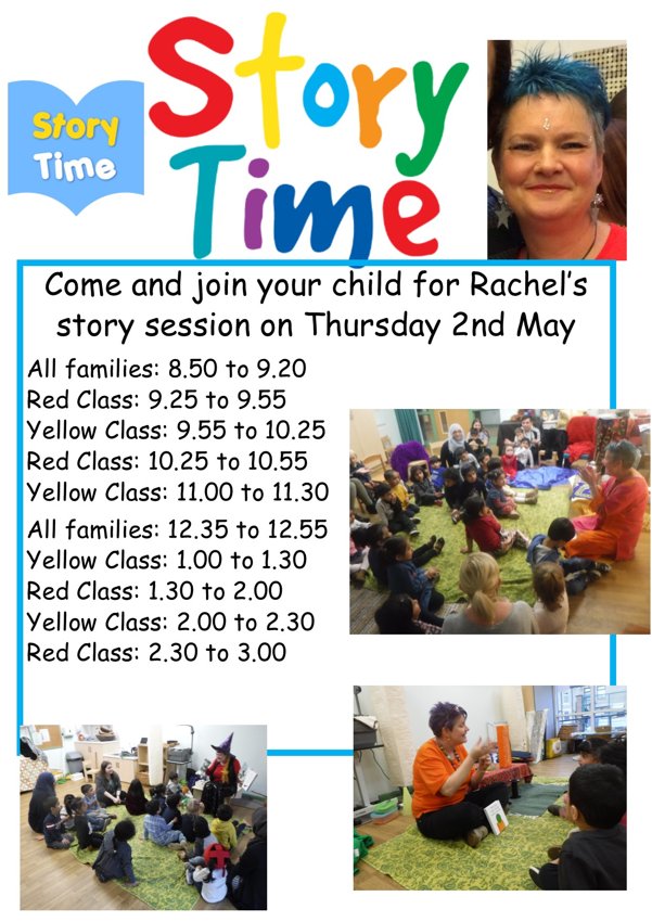 Image of Story Time Thursday 2nd May 2019
